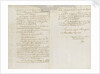 Letter from Decres to L. Bonaparte reporting the losses at the Battle of Trafalgar, 1805 by Louis Decres