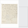 Letter from James Bagley sailor on the  Victory at Trafalgar, to his sister reporting on the battle. by James Bagley