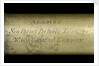 Adams's New Patent Portable Telescope - draw tube inscription by Adams