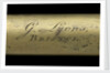 Pocket telescope - draw tube inscription by Godfrey Lyons