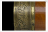 Pocket telescope - lens cap inscription by Godfrey Lyons