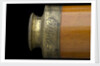 Pocket telescope - collar inscription by Godfrey Lyons