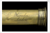 Pocket telescope - draw tube inscription by Jesse Ramsden