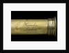 Pocket telescope - draw tube inscription by Jesse Ramsden