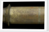 Portable telescope- draw tube inscription by John Gilbert