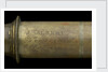 Portable telescope- draw tube inscription by John Gilbert