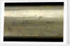 Officer of the Watch telescope- draw tube inscription by H. Ammersley