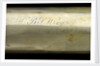 Officer of the Watch telescope- draw tube inscription by H. Ammersley