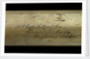 Lookout telescope - inscription by Cutts