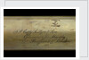 Lookout telescope - inscription by Cutts