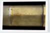 Officer of the Watch telescope - inscription by Roberts