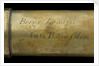 Naval telescope - inscription by Matthew Berge