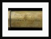 Naval telescope - inscription by Matthew Berge