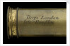 Naval telescope - inscription by Matthew Berge