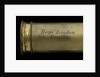 Naval telescope - inscription by Matthew Berge