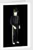 Full dress coat, dress trousers, and hat by Clancy