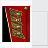 Coatee - tail detail, Royal Marines uniform: pattern 1830 by unknown