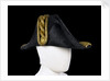Cocked hat, Royal Naval uniform: pattern 1843 by John Adams & Son