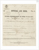 Official logbook of 'Cutty Sark' (1869) recording a voyage from London to China in 1870 under the command of Captain Moodie by unknown