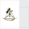 Sextant, brass - Gilbert & Wright - front by Gilbert & Wright