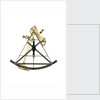 Sextant, brass - Gilbert & Wright - back by Gilbert & Wright