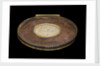A tobacco box in copper, originally gilt,  engraved with roses by unknown