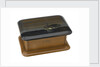 Wooden box lined with grey silk by Royal Naval Brigade personnel