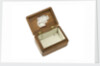 Wooden box lined with grey silk by Royal Naval Division sailor