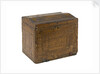 A straw work casket made by a Napoleonic prisoner of war held in England by French Armed Forces