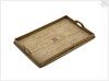 Oak tray carved with the badge of the Royal Naval Brigades by Royal Naval Brigade personnel
