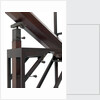 7-foot Newtonian (reflector) telescope, detail by William Herschel