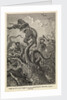 Illustration of giant squid attack from 'Twenty Thousand Leagues Under The Sea' by Alphonse-Marie-Adolphe de Neuville