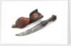 Akan knife and sheath by unknown