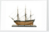 Ship of 60 guns, port broadside by John Hancock