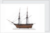 Brig, port broadside by unknown