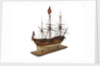 Ship of 60 guns, starboard stern quarter by unknown