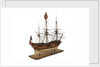 Ship of 60 guns, starboard stern quarter by unknown