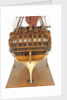 Ship of 60 guns, dead astern galleries and rudder detail by unknown