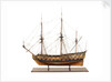 Ship of 50 guns, port broadside by Unknown