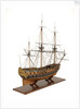 Ship of 50 guns, starboard stern quarter by unknown
