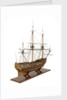 Ship of 50 guns, starboard stern quarter by unknown