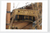 Ship of 50 guns, quarter deck rail detail by unknown