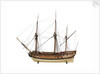 Ship of 24 guns, port broadside by Unknown
