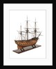 Ship of 50 guns, starboard stern quarter by unknown