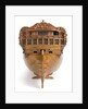 A contemporary dividing full hull model of the 'Washington' (1797), a Dutch 74-gun, two-decker ship of the line by unknown