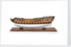 Ship of 64 guns, port broadside by unknown