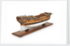 Ship of 64 guns, starboard stern quarter by unknown