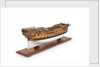 Ship of 64 guns, starboard stern quarter by unknown
