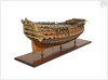 Ship of 96 guns, starboard stern quarter by Unknown