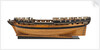 Ship of 36 guns, port broadside by Unknown